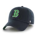 Men's '47 Navy/Kelly Green Boston Red Sox Franchise Fitted Hat