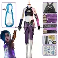Anime Game LOL Arcane Cosplay Costume pour femme Crit Loli Jinx Cosplay At Cannon Outfit