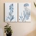 Rosalind Wheeler Antique Botanical In III Premium Gallery Wrapped Canvas - Ready To Hang Canvas, Solid Wood in Blue | 12 H x 8 W x 1 D in | Wayfair