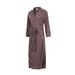 Alwyn Home Drucilla Fleece Girl/Woman+ Ankle Bathrobe Polyester | 49.21 H x 44.88 W in | Wayfair DF4129E4301E496284F5B7EC31B9B4CE