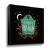 The Holiday Aisle® 2tho252a_Cute Halloween I Gallery Wrapped Canvas, Glass in Black/Orange | 24 H x 24 W x 2 D in | Wayfair