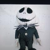 Disney Holiday | Disney Jack Skellington Animated Nightmare Plush Halloween | Color: Black/White | Size: 14x8