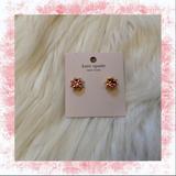 Kate Spade Jewelry | Kate Spade Flying Colors Stud Earrings- Nwt - New On Card - Blush | Color: Gold/Pink | Size: Os