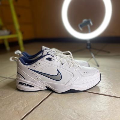 Nike Shoes | $100 Nike Air Monarch Iv White/Cool Grey/Anthracite/White - White Like New | Color: White | Size: 14