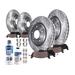 2014-2016 Chevrolet Impala Limited Front and Rear Brake Pad and Rotor Kit - Detroit Axle