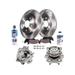 2002-2006 Nissan Altima Rear Brake Pad and Rotor and Wheel Hub Kit - Detroit Axle