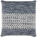 Panikihan 20" Square Cottage Pillow Moroccan Plush Cotton Blue/Navy/Oatmeal/Light Beige/Beige Throw Pillow - Hauteloom