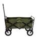 Mac Sports Collapsible Folding Outdoor Utility Garden Camping Wagon Cart, Green - 22.6