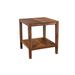 Porter Designs Fall River Contemporary Solid Sheesham Wood End Table, Natural