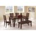 5 Piece Dining Set in Cappuccino and Black