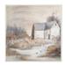 Stupell Industries Country Cottage w/ Tall Grass Traditional Painting - Painting Wood in Brown | 12 H x 12 W x 0.5 D in | Wayfair ak-107_wd_12x12