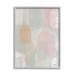 Stupell Industries Soft Pastel Abstract Painting Tranquil Pink Green Shapes by - Painting Wood in Brown | 30 H x 24 W x 1.5 D in | Wayfair