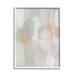 Stupell Industries Tranquil Pastel Abstract Painting Soft Pink Beige Shapes by - Painting Wood in Brown | 30 H x 24 W x 1.5 D in | Wayfair