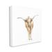 Stupell Industries Longhorn Cattle Watercolor Children's Wild Animal by Fox Hollow Studios - Painting Canvas in Brown | Wayfair aj-845_cn_30x30
