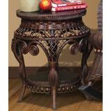 Bay Isle Home™ End Table Rattan/Wicker in Brown | 24 H x 18 W x 18 D in | Wayfair 754A045A142E433989D2A24AA757ABE0