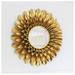 Zuo Sunflower Gold 31 1/2" Round Wall Mirror