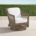 Hampton Swivel Lounge Chair in Driftwood Finish - Seaglass - Frontgate