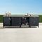 Westport 3-pc. Outdoor Kitchen Set in Jet Black Aluminum - Frontgate
