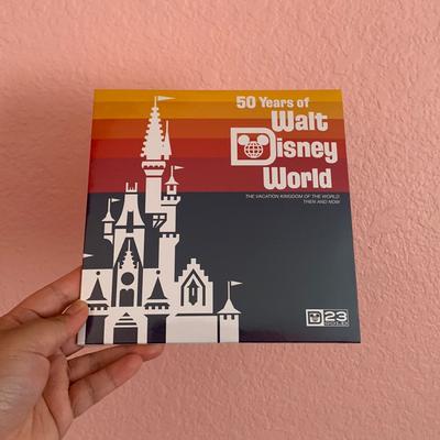 Disney Media | 50 Years Wdw “The Vacation Kingdom Of The World” Vinyl | Color: Blue/Yellow | Size: Os