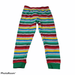 Disney Bottoms | Disney Kid's Size 4 Striped Rainbow Pajama Pants | Color: Gray/Red | Size: 4b