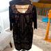 Jessica Simpson Dresses | Nwt Jessica Simpson Maternity Black Mesh Dress Size S | Color: Black | Size: S