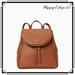 Kate Spade Bags | Kate Spade Leila Pebbled Leather Medium Flap Backpack, Warm Gingerbread | Color: Brown/Tan | Size: Os