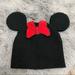 Disney Accessories | Minnie Mouse Girl Beanie Winter Hats | Color: Black/Red | Size: Osg