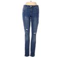 Gap Jeans - Mid/Reg Rise Skinny Leg Denim: Blue Bottoms - Women's Size 27 - Sandwash