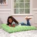 Trule Saxx 3.5 Foot Giant Décor Rectangular Faux Fur Pillow Cover & Insert in Green | 13 H x 44 W x 34 D in | Wayfair