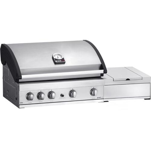Grandhall Gasgrill Elite G4 Einbau Grill mit Sear Burner Set Gas Garten Gartenkamin Kamin