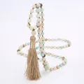 Collier Mala conviviale ré Amazing chapelet noué méditation Yoga bénédiction esprit 10/2019