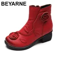 BEYARNE Plus Size35-42NEW Automne Hiver Femmes Bottes Fermeture Éclair Latérale Optique Talon Bottes