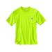 Carhartt Men's K87 Loose Fit Heavyweight Short Sleeve Pocket T-Shirt, Brite Lime SKU - 298620