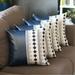 Bohemian Vegan Faux Leather Throw Pillow Covers Set of 4