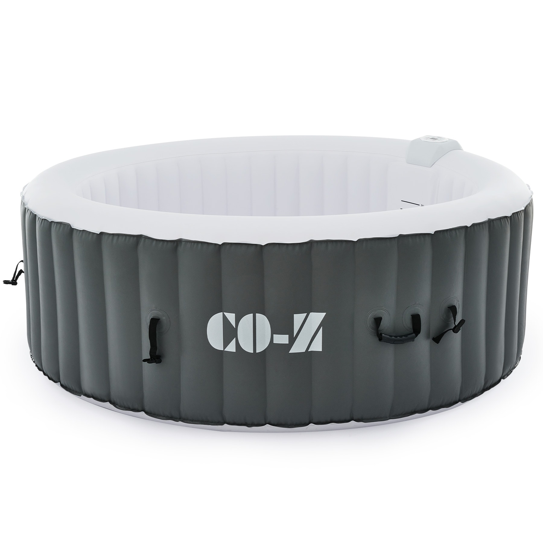CO-Z Round Inflatable Hot Tub, 4 Person Blow Up Portable Hot Tub