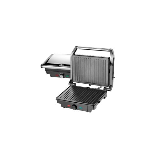 Lentz Kontaktgrill 1600 Watt Elektrogrill Tischgrillfunktion GRill Toaster Maker Antihaftbeschichtet