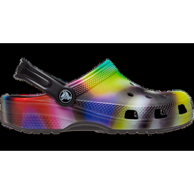 Crocs Black / Multi Kids’ Classic Solarized Clog Shoes