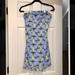 Lilly Pulitzer Dresses | Lilly Pulitzer Strapless Sundress Size 4 Never Worn! | Color: Blue/Yellow | Size: 4