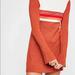 Free People Dresses | Free People Color Blocked Swit Mini Sweater Dress | Color: Red | Size: S