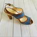 Coach Shoes | Coach Women's Daria Platform Sandal- Brand New | Color: Blue/Tan | Size: 8