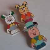 Disney Jewelry | Disney Alice In Wonderland Pin Bundle | Color: Orange/Silver | Size: Os