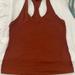 Lululemon Athletica Tops | Cool Racerback Cropped Tank | Color: Tan | Size: 8