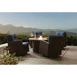 Member's Mark Agio Fremont 5-Piece Fire Pit Chat Set with Sunbrella® Fabrics