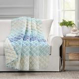 Medallion Ombre Throw Blue/Navy Single 50x60 - Lush Décor 21T010240