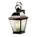 Darby Home Co Larchmont 4-Light Glass Shade Outdoor Wall Lantern Glass/Metal in Brown | 28 H x 13 W x 13.75 D in | Wayfair