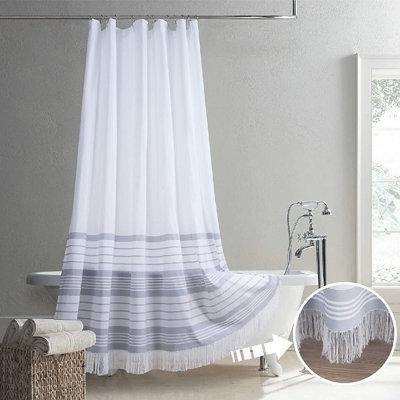 Single Shower Curtains, Wayfair Bungalow Rose Shower Curtain