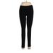 Hue Leggings: Black Polka Dots Bottoms - Women's Size Medium