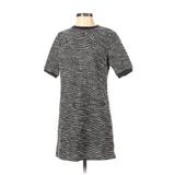 Forever 21 Casual Dress - Shift: Gray Color Block Dresses - Women's Size Small