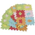 Haloyo - Tappeto Puzzle in eva Antiscivolo 36 Pezzi per Casa e Palestra, Tappetino per bambini