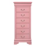 Louis Phillipe 7 Drawer Chest of Drawers (22 in L. X 16 in W. X 51 in H)